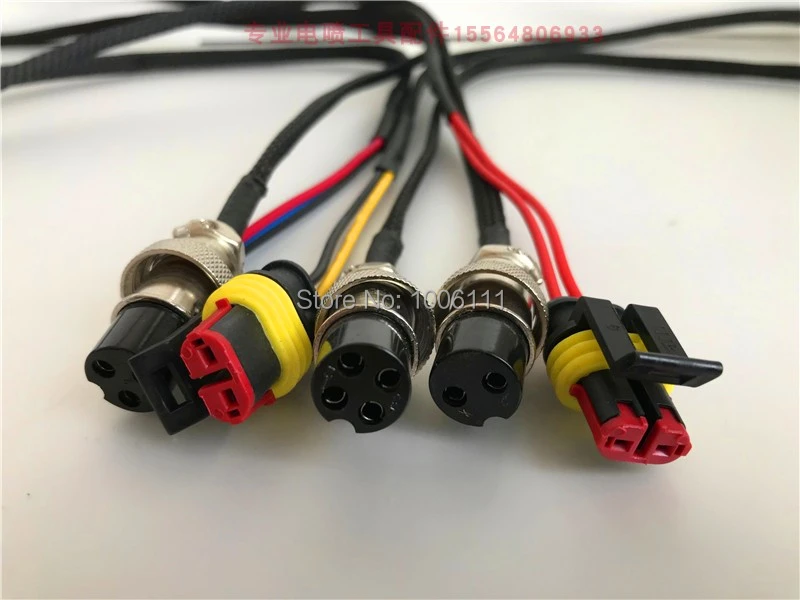 Дизель Common Rail пьезо инжектор подключения провода разъем для высокого давления