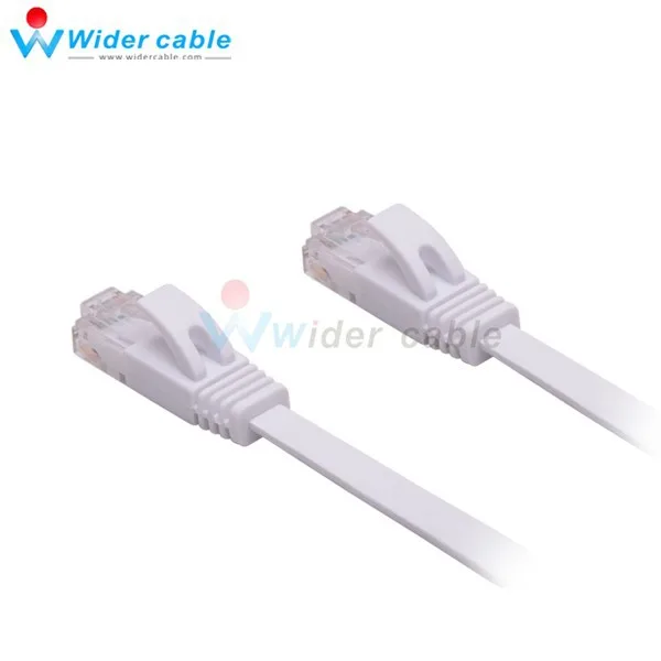10 м 15 полный медный фотокабель 8P8C плоский кабель CAT6 Ethernet Lan белый цвет|ethernet lan cable|lan