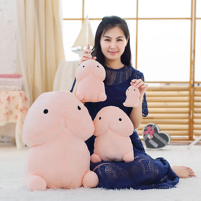 Оригинальная плюшевая подушка для пениса забавная имитация кукла пенисы подарок