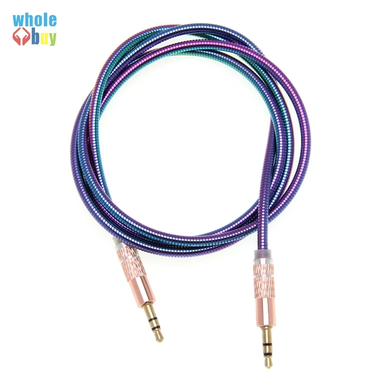 3.5mm Gradient color Audio Cable Male to Cloth Aux For iPhone Car Headphone Speaker Wire Line 200pcs/lot | Электроника