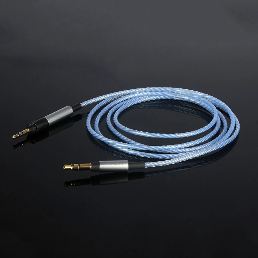 Кабель для наушников Earmax Sennheiser HD598 HD558 HD518 HD595 кабель гарнитуры с серебряным