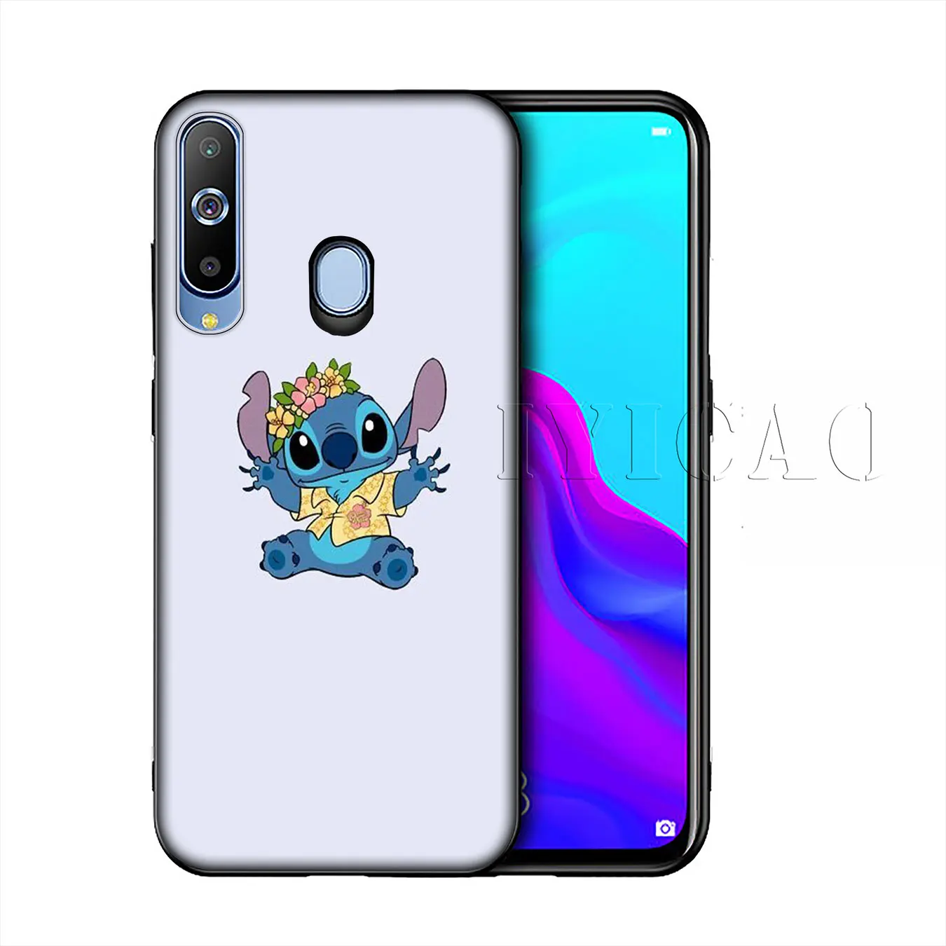 IYICAO cute cartoon Lilo Stitch 11111 Silicone Soft Case for Samsung Galaxy A10 A30 A40 A50 A70 M10 M20 M30 Cover |