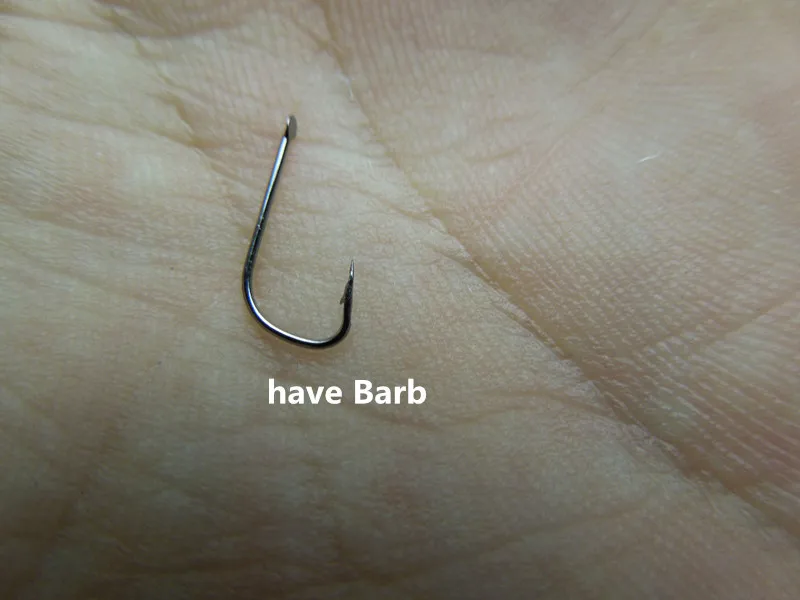 6 упаковок/набор маленький рыболовный крючок серебристые Крючки из углеродистой