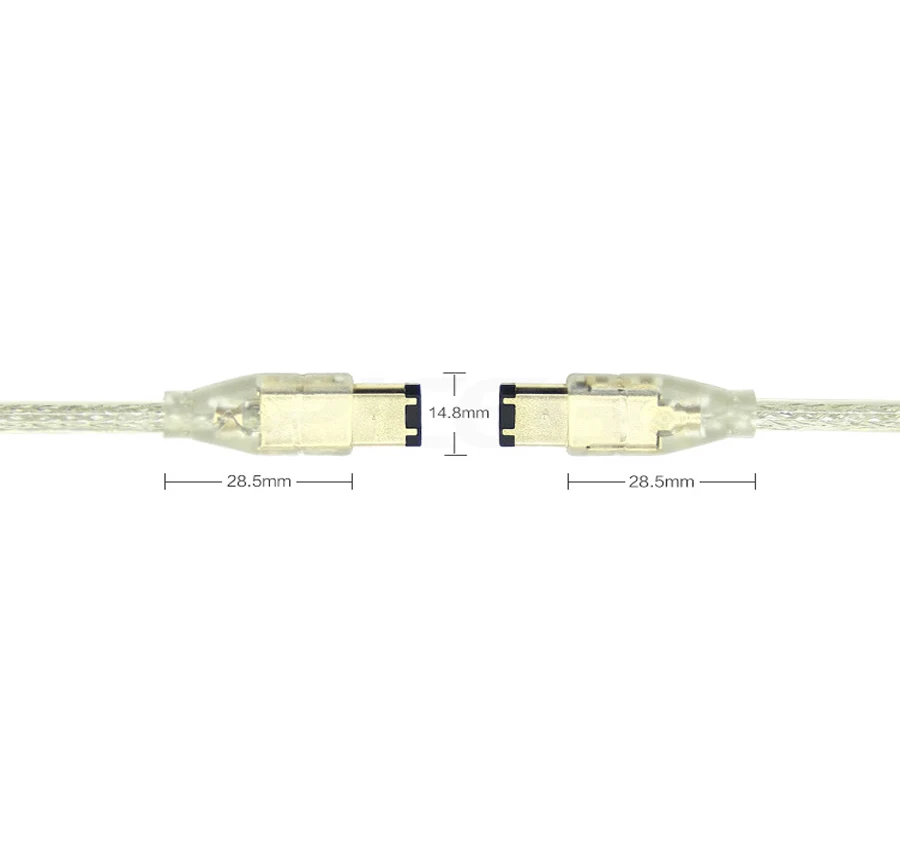 IEEE 1394 кабель 1394a 6pin папа 6 pin 6-6 Firewire iLink DV камера звуковая карта аудио интерфейс