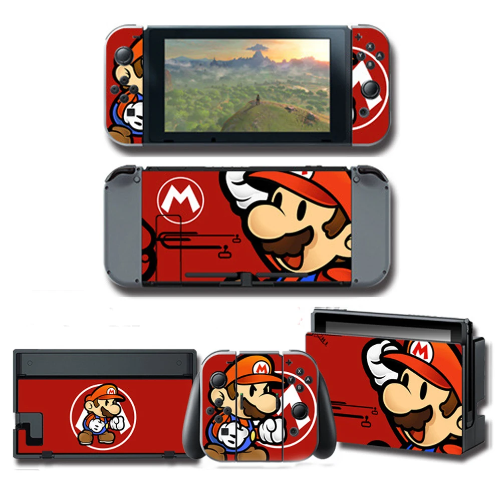 Тема игры протектор кожи наклейка для nintendo Switch NS консоль+ контроллер+ подставка держатель Защитная пленка NS кожа