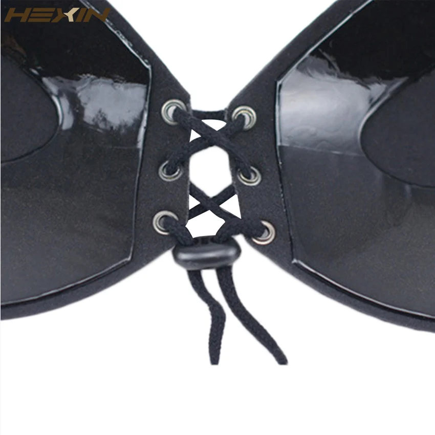 HEXIN сексуальный бесшовный бюстгальтер пуш ап силиконовый с открытой спиной без