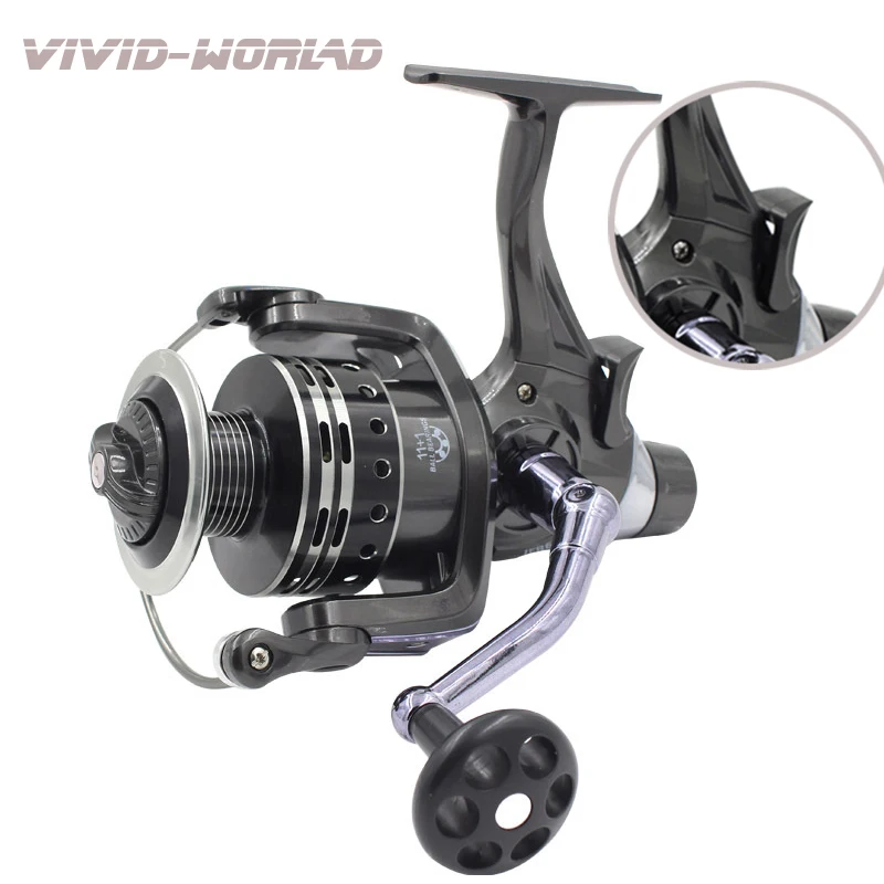 Рыболовная катушка с двойным тормозом Новая высококачественная спиннинговая