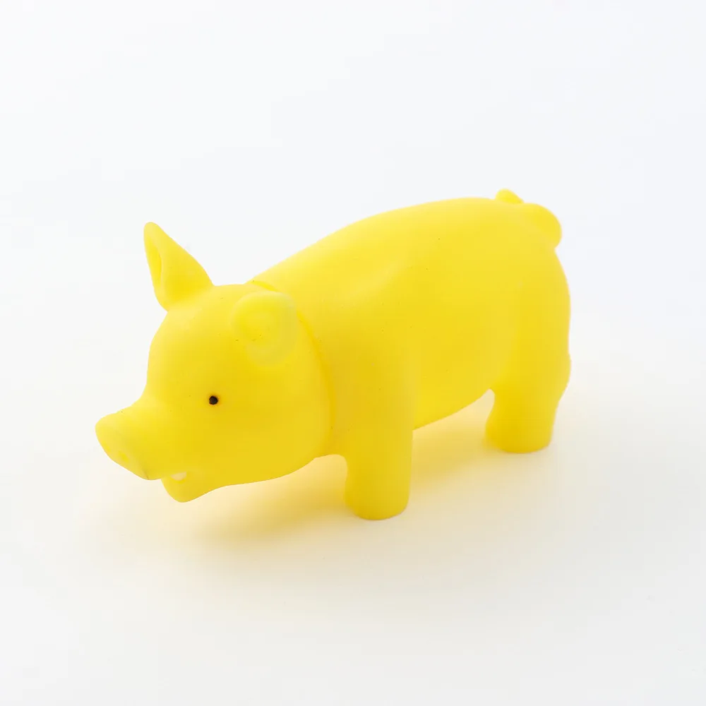 1 шт Милые резиновые игрушки свинки для собаки домашний пищик аксессуары для жевания привлекают щенков маленькие товары.