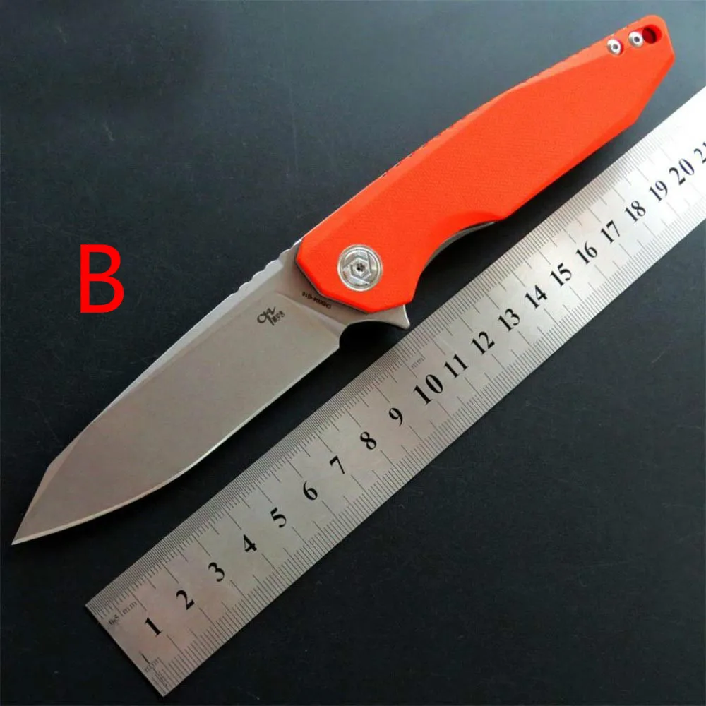 Популярная CH3004 G10 ручка sharp складной высокопрочный нож D2 лезвие сабля открытый