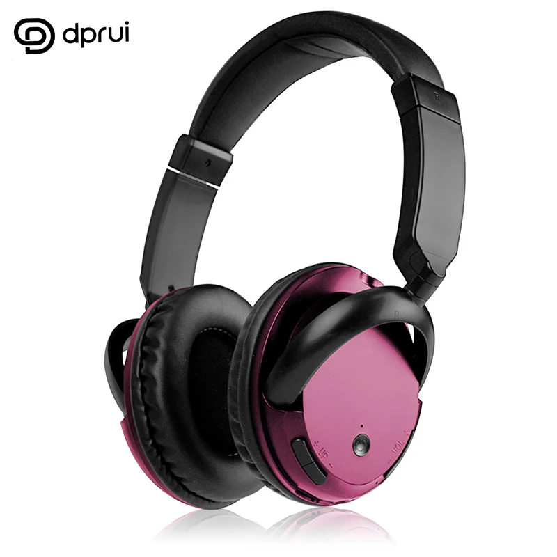 DPRUI беспроводные наушники bluetooth регулируемые с микрофоном Музыка Спорт гарнитура