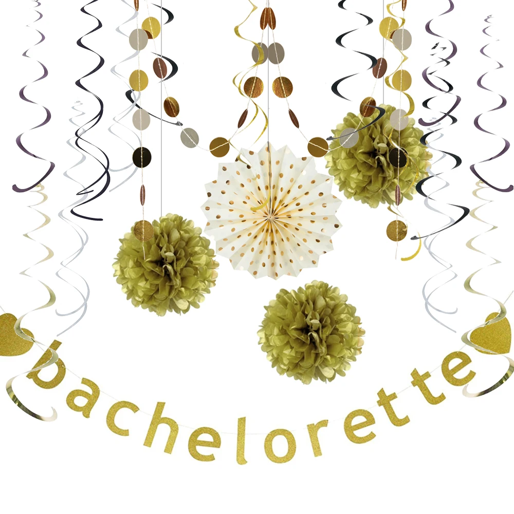 Набор из 7 девичников комплект украшений для вечеринки баннер круг гирлянда