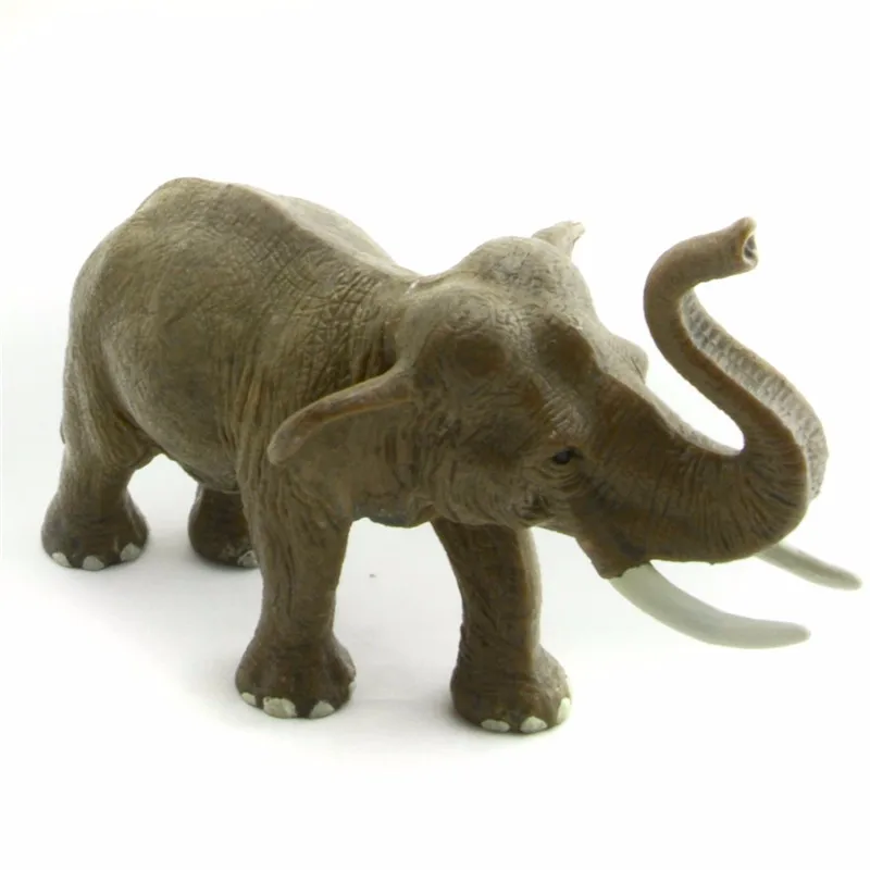 Waxsam 2017 Новый ПВХ Животные мира азиатских слонов статическая модель Пластик