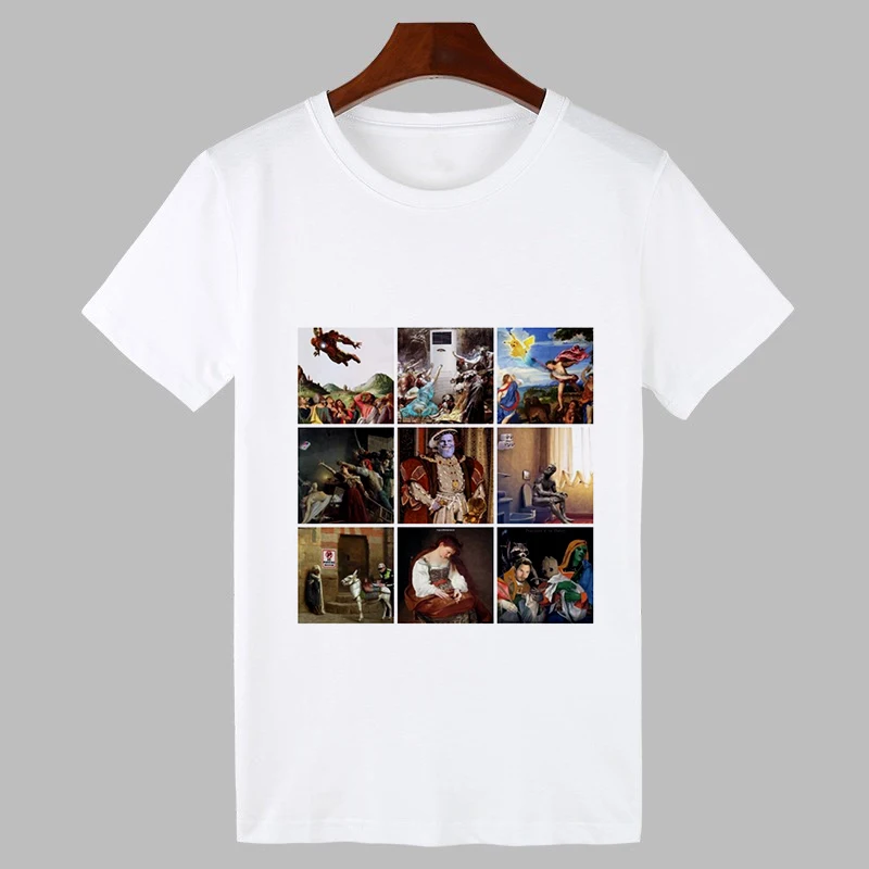 Футболка женская с принтом модная смешная тонкая рубашка в стиле Харадзюку