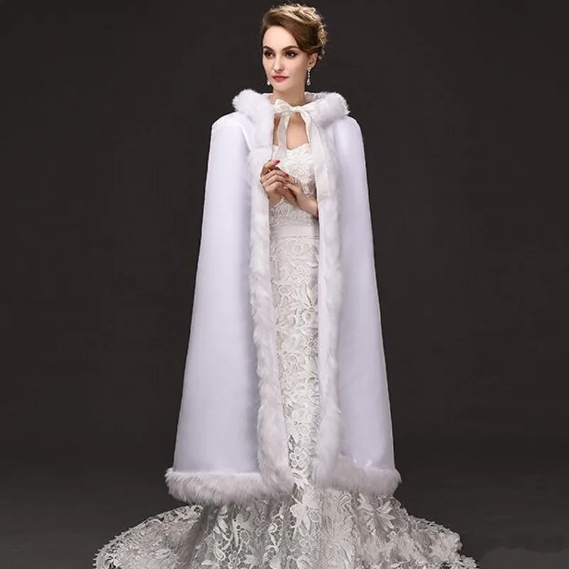 Бесплатная Доставка На Складе Меха Люкс Куртка Свадьба Свадебный Обертывания