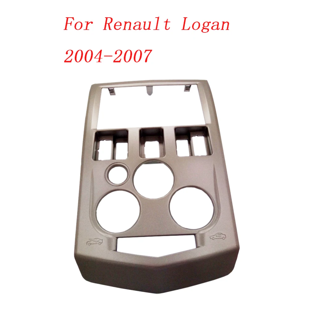 2Din фасция подходит для Renault Logan Dacia Logan 2004-2007 подходит для Renault dvd-плеера панель пластина фасции рамка в тире монтажный комплект