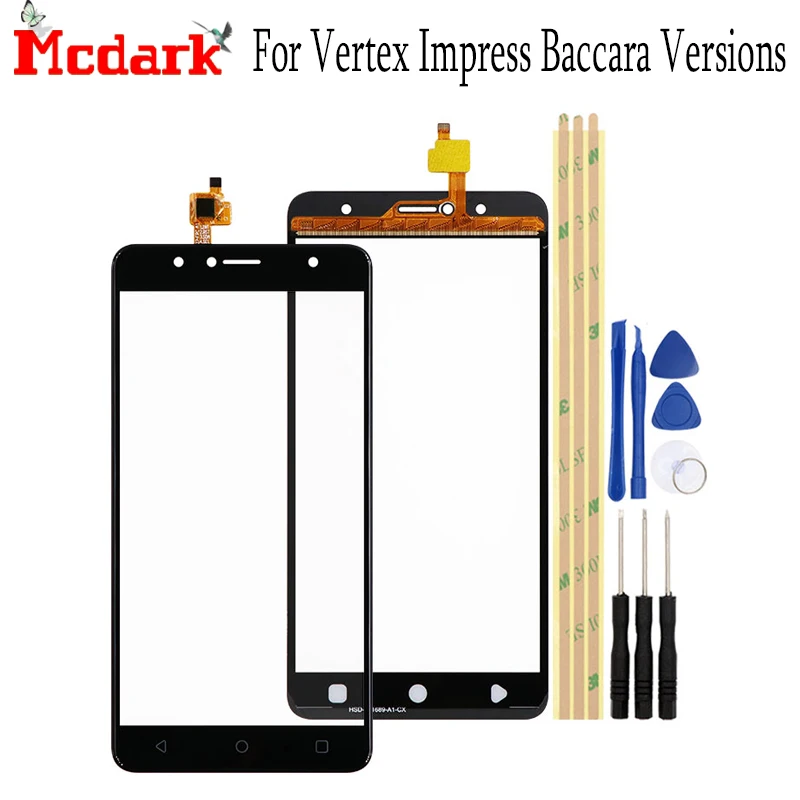 Переднее стекло для Vertex Impress Baccara версии 5 дюйма сенсорный экран мобильный телефон