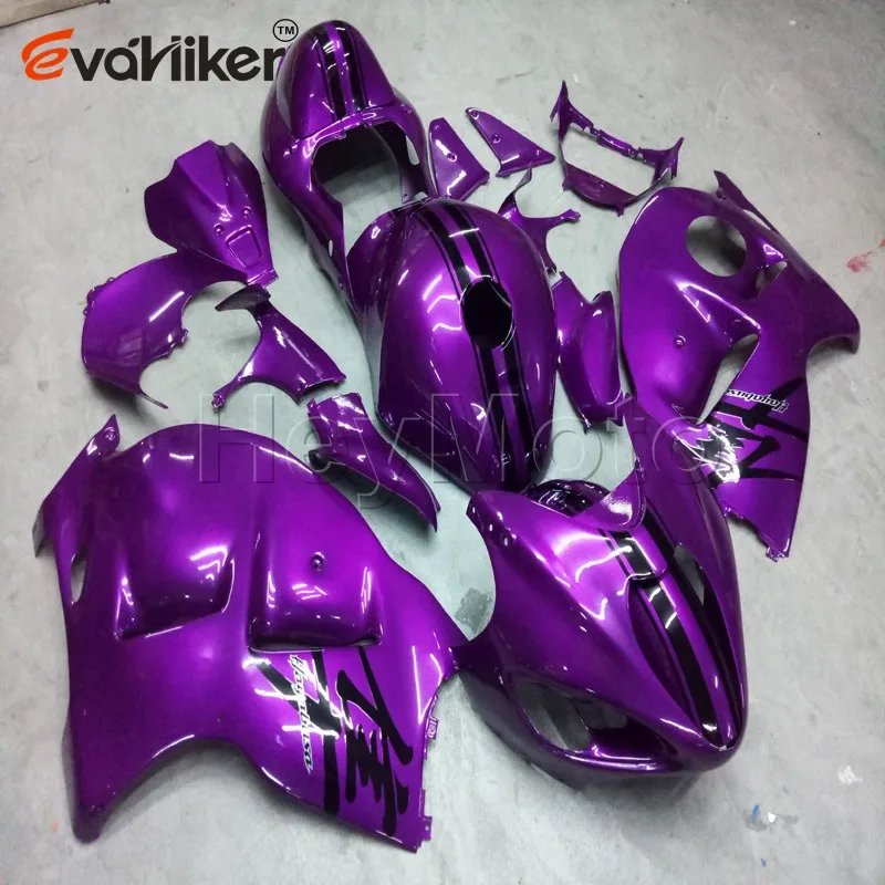 

Комплект кузова мотоцикла для GSX R1300 1997 1998 1999 2000 2001 2002 2003 2004 2005 2006 2007, фиолетовый обтекатель для мотоцикла H3
