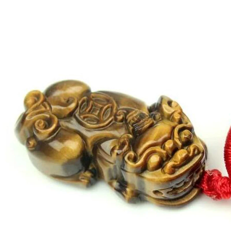 Ожерелье с подвеской KYSZDL ручной работы|brave pendant|stone tiger eyestone lucky |