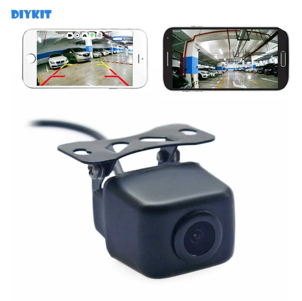 DIYKIT Car Rear View Camera WIFI Reversing Dash Cam Star Night Vision Tachograph Charger for iPhone Android Phone | Автомобили и