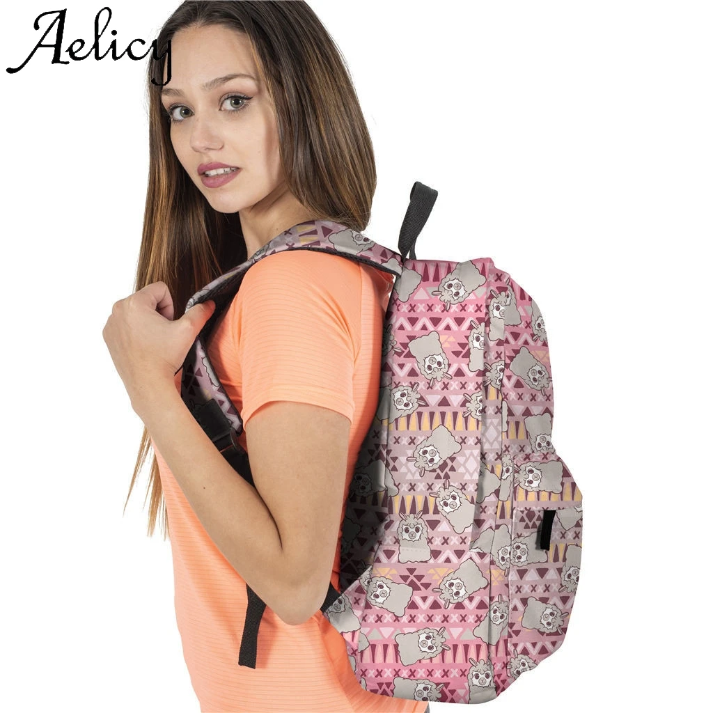 Aelicy сумка из альпаки Ткань Оксфорд 3D цифровая печать Взрывные Модели дорожный