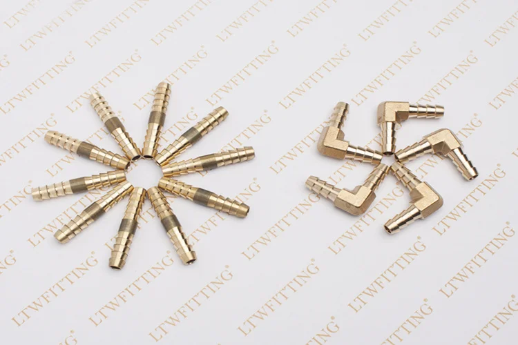 LTWFITTING Value Pack латунный стержень 1/4 &quotшланг ID Splicer Mender и 1/4&quot x 90 Deg локоть |