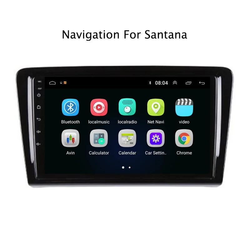 9 "2.5D IPS Android 8 1 автомобильный DVD GPS плеер для VW Santana 2013 2017 Радио стерео головное