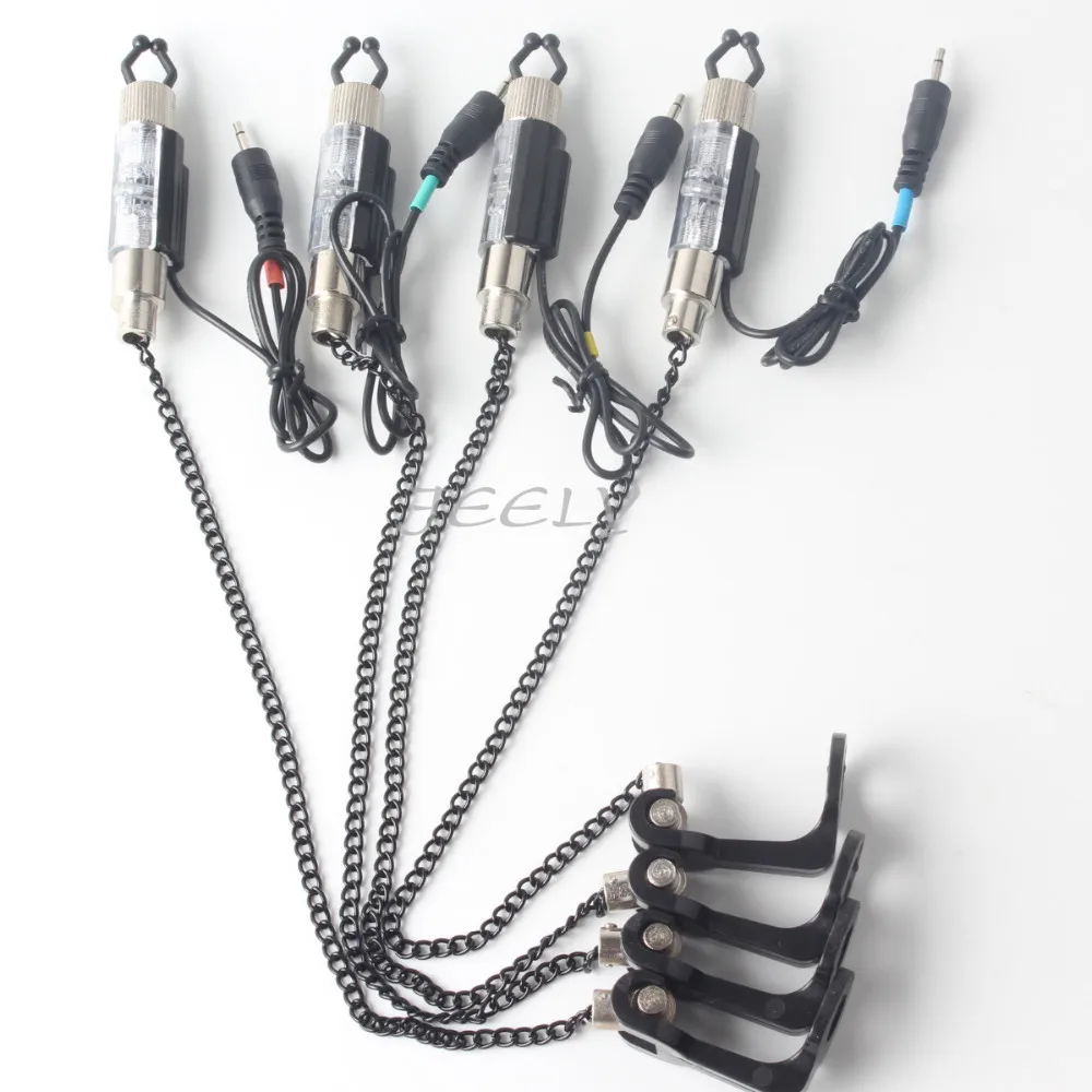 SW-5 Карп индикатор укуса для рыбалки светодиодный цепной рыболовный свингер для укуса сигнализации