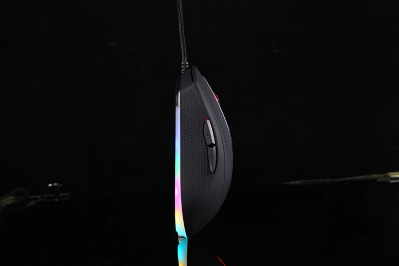Motospeed V60 RGB игровая мышь для геймера Программирование 5000 dpi USB компьютер 7 кнопок Wried Оптические мыши с подсветкой дышащий светодиодный для ПК Lap