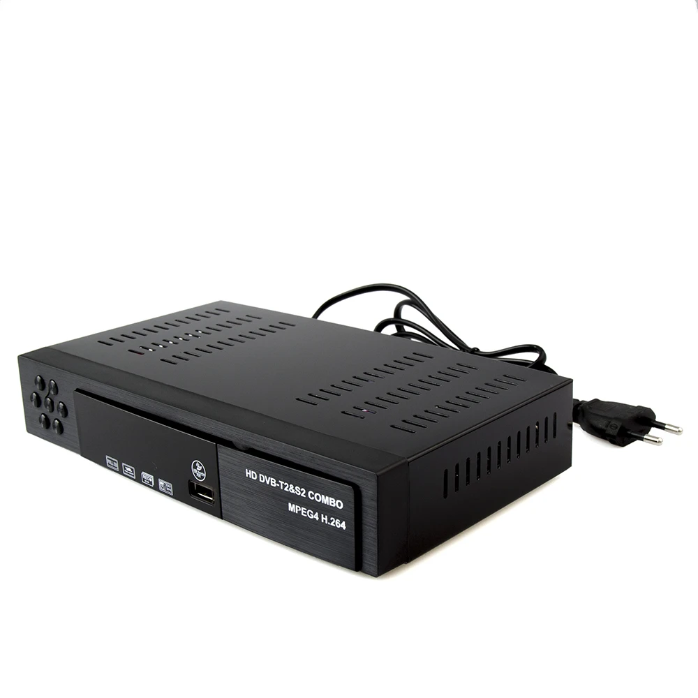 Спутниковый ресивер HD цифровой DVB T2+ S2 ТВ-тюнер к оплате MPEG4 DVB-T2 ТВ-ресивер T2 тюнер Поддержка bisskey