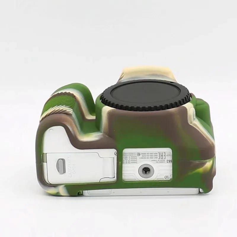 Кожаный чехол для камеры DSLR силиконовый Canon EOS R 5D3 5diii 5D4 5DIV 6D 6D2 77D 80D 200D 800D защитный