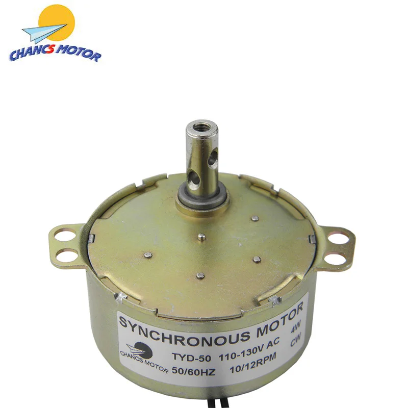 CHANCS TYD-50 синхронный двигатель 110 В переменного тока 10-12 оборотов в минуту 4W CW