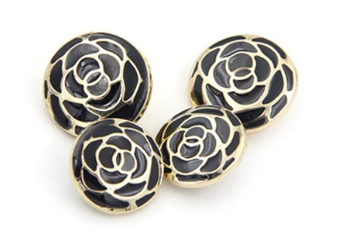 Металлическая пуговица для одежды круглая черная свитера пальто 20 мм | Дом и сад