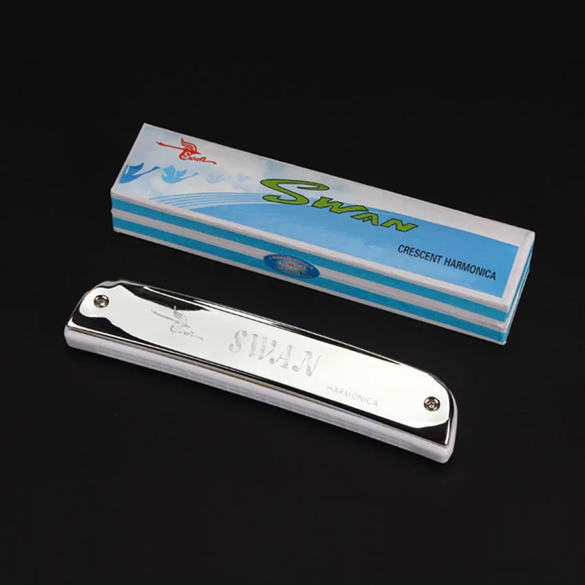 Лебедь 24 Отверстия корабль Тип C Ключ Октава гармоника рот орган Ветер