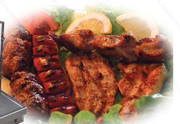 Мини Электрический Вертикальный Бройлер с 1 горелкой Донер кебаб машина Шаурма