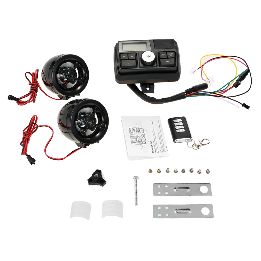 Аудиосистема для мотоциклов динамик с креплением на руль FM радио MP3|Аудио