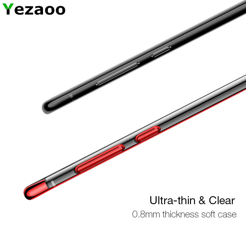 Чехол yezaoo для xiaomi mi 6 силиконовый прозрачный мягкий чехол из ТПУ с покрытием mi6 global