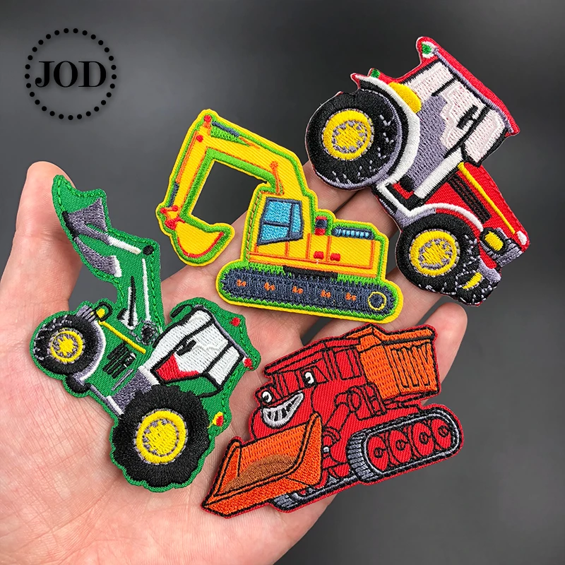 JOD мультфильм вышитые машинные железные нашивки для одежды DIY значки Детская