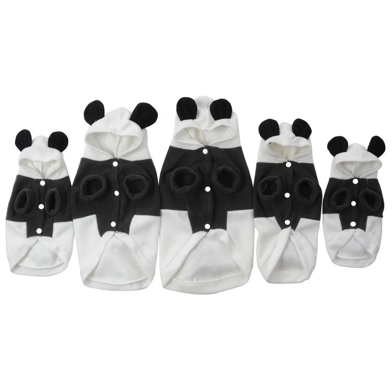 Новый теплый флисовый лежак для животных Одежда собак с капюшоном милое пальто