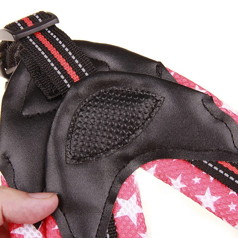 

Venxuis Colorful Soft Nylon Outdoor Dog Harness Protect Large Dog Pet Harness Vest Breathable Mesh Padded Dog Vest