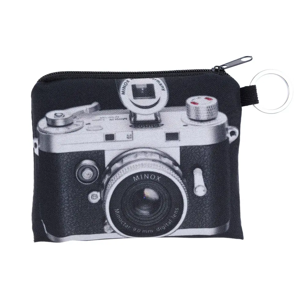 Who Cares camera натуральный мини квадратный Кошелек для монет 3D женский кошелек Porte Monnaie Bolsa Feminina сумка для ключей на молнии для девочек - Цвет: bge39572