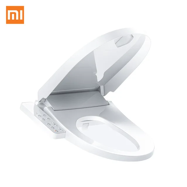 xiaomi Smart mi унитаз умывальник удлиненная электрическая Крышка для биде интеллектуальная крышка для унитаза для xiaomi mi умный дом - Цвет: Белый