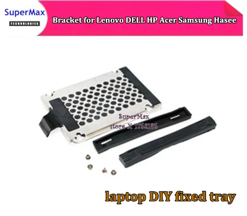 

Free shipping new 5 Sets/LOT DIY tray fixed hard disk general bracket wire frame for Notebook laptop with screws