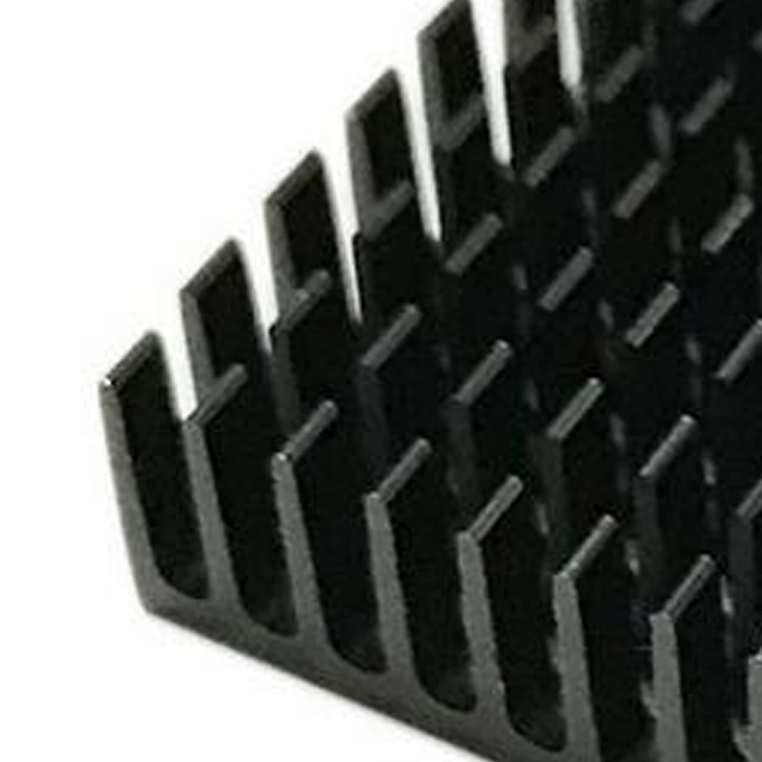 

Etmakit 40mm*40mm*11mm DIY Cooler Aluminum Heatsink Cooling Fin Heat Sink for LED Power Memory Chip IC Black Color