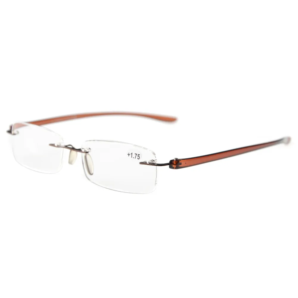 R14001 очки для чтения Eyekepper маленькие линзы без оправы очки для чтения+ 0,50-+ 4,00