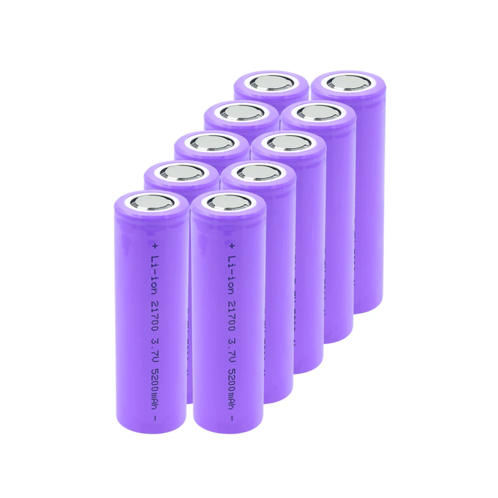6/8/10 шт 3 7 V литий ионная батарея 5200MAH 21700 с высокой разрядкой для вейпа