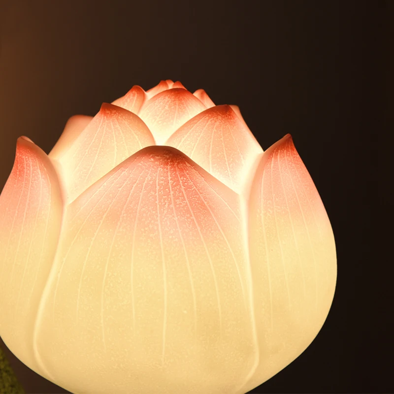 Креативные новые китайские Настенные светильники lotus для ванной комнаты спальни