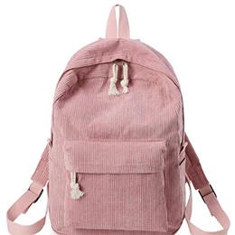 pink backpack Бархатный рюкзак, женская сумка, простой уличный тренд, Большой Вместительный Повседневный женский рюкзак, школьный большой вместительный ранец, а11280 - Цвет: pink backpack