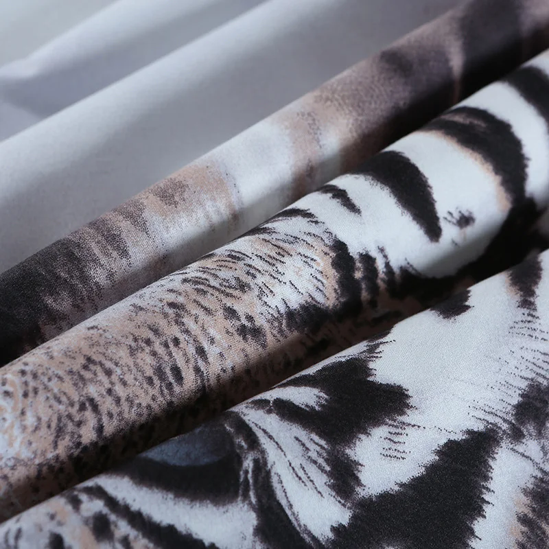 Комплект постельного белья с 3d-изображением тигра животных пододеяльник размер