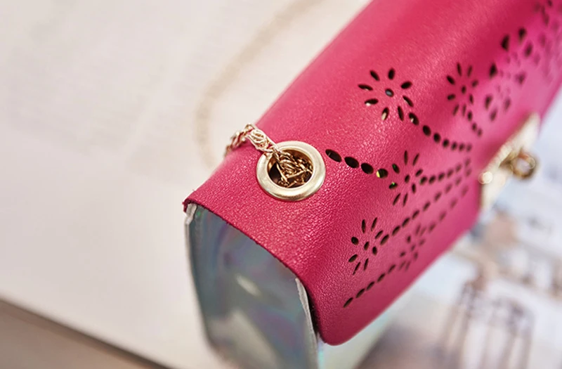 Foikvoon сумки для девочек Мини искусственная кожа цепь женская сумка-мессенджер