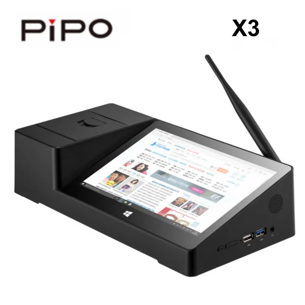 8,9 дюймов 1920*1200 pipo X3 POS машина принтер мини ПК Windows 10 ПК компьютер Intel Z8350 Smart tv Box 2G 32G с 4 USB
